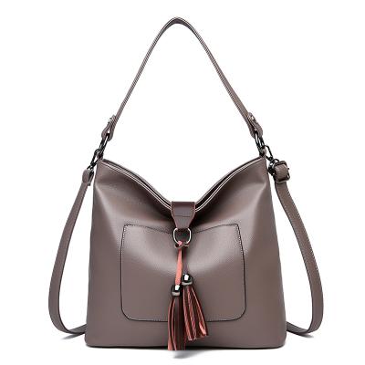 China Wholesale Casual Large Capacity Tote Bag Pu Leather Women Cross - Body Shoulder Bag Large Capacity Tote Casual Collection Shopping Bag OEM for sale