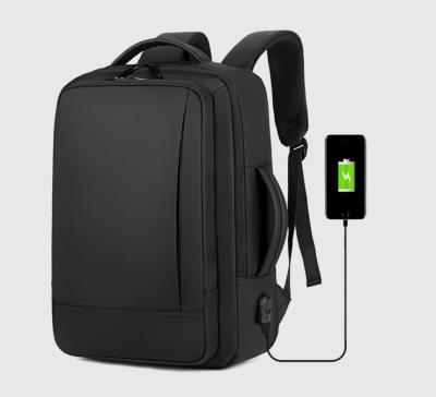 China OEM LOGO Multifunctional Lockable Laptop Anti Theft Waterproof Backpack Large Capacity With USB And Earphone Port for sale