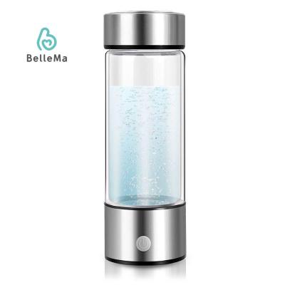 China Rich Cup Hydrogener Alkaline Generator Portable Purifier Hydrogen Glass Hot Water Bottle Alkaline Generaror Bottels Hotel Dispenser Korea for sale