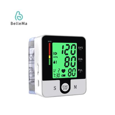 China Digital Automatic Operator Wrist Oscillography Sphygmomanometer Adapter Boiling Point Portable Blood Pressure Monitor with Big Cuff for sale