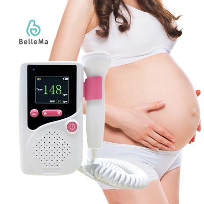 China Plastic Family Used TFT Display Ultrasound Fetal Heart Rate Monitoring Fetal Doppler for sale