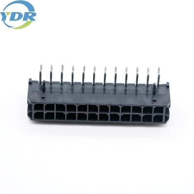 China Conectores duplos do chicote de fios do fio da fileira, tipo Molex 24 Pin Connector de SMT à venda