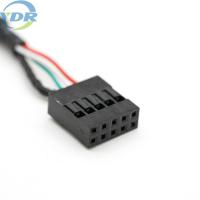 Cina Alimentazione elettrica personalizzabile del cavo di dati del UAV del cablaggio del connettore 2*5 Pin Double Row Electrical Wire di Du Pont 2,54 in vendita
