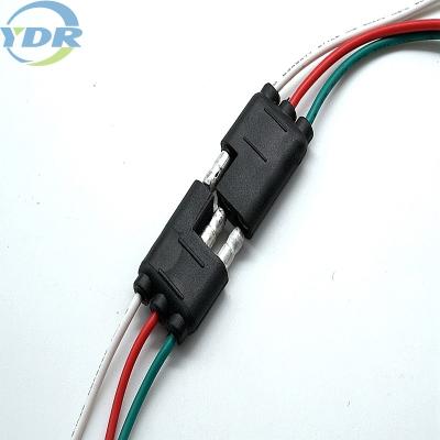 China 4.5 Bullet Terminal-F/M 64859 3 Way Flat Complete Trailer Connector Light Wire Cable Harness for sale