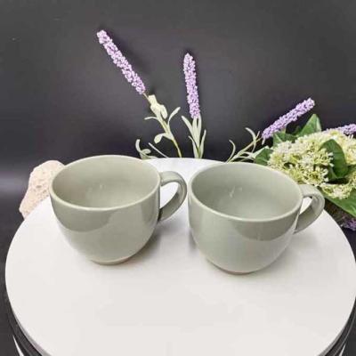 Cina 10oz Ceramic Cup, Coffee Mugs,  Ceramic Mug With Coating Sublimation,Tea Cup with handles in vendita