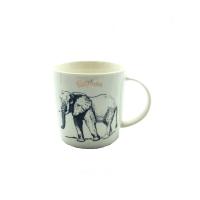 Cina Le tazze da caffè ceramiche 10oz FDA di altezza animale sveglia di 88mm hanno certificato in vendita