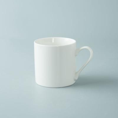 China Een de Temperatuurweerstand van Rang11oz Witte Ceramische Mokken met Handvat Te koop