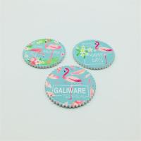 China Absorbente impreso flamenco Cork Backing For Coasters de cerámica en venta