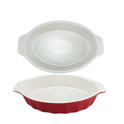 China Van de Platenau van huishouden de Ovale Vissen van de de Gratindouane Cake Pan Bake Te koop