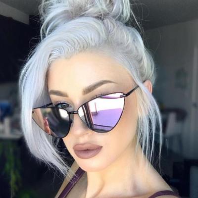 China Newest Cat Eye Sun Designer Glasses Fashion Unique Oversized Luxury Authentic Shades Women Classic Vintage Travel Sunglasses UV400 for sale