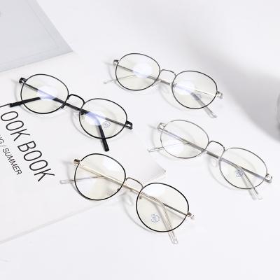 China 20 Years Experience Retro Whole Metal Glasses Unisex Glasses Eyewear Frame Optical Frame Glasses for sale