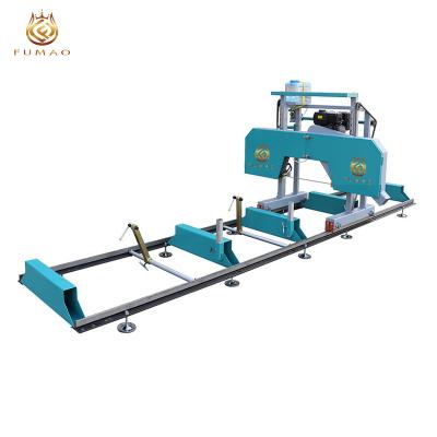 China Horizontal Portable Sawmill Machine Band Blade Wood Band Saw For Sale Horizontal Mobile Circular Used Trailer Automatic Swing Log Sawmill for sale