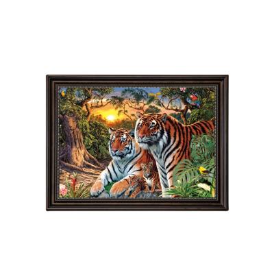 China Hot Selling 5D Image Tiger Europe Factory New Design 40*60cm Tiger 5d 3d Posters for sale