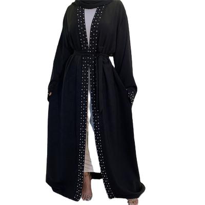 China Polyester 2022 New Dubai Printing Muslim Design Dress Abaya Loose Long Dress Lady Party Clothes Clothing for sale