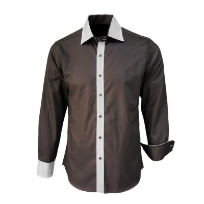 China Anti-pilling Men Button Up Shirts Manufacturer Wholesale Men Long Sleeve Shirts Customized Logo Men Casual Shirt for sale