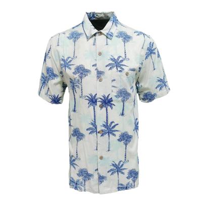 China Anti-pilling Hawaiian Shirts Men Shirts Factory Supplier Wholesale Custom Design Accept Customer Logo Summer Shirt for sale