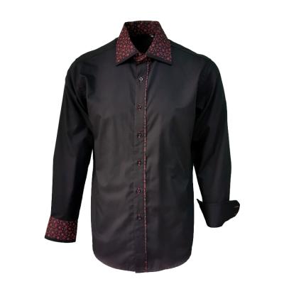 China Manufacturer Wholesale Button Up Shirts Long Sleeve Men's Casual Anti-pilling Shirt for sale