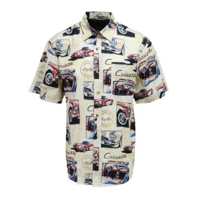 China Hawaiian Shirts Logo Men Print Shirts Custom Design Custom Casual Men's Anti-Pilling Shirts for sale