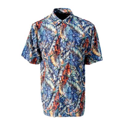 China Anti-pilling Men's Hawaiian Shirts Print Shirts Manufacturer Wholesale Factory Print Men Custom Design Men's Casual Shirt for sale