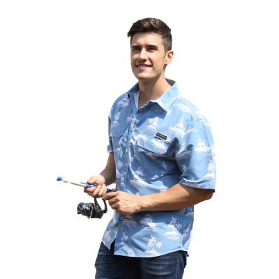 China Antibacterial Men's Shirts Fishing Quick Dry Shirts Factory Direct Sale To Custom Design Fishing Shirts for sale