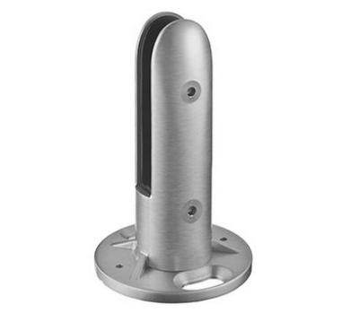 China Stainless Steel Floor Mounting Base Glass Clamp for sale