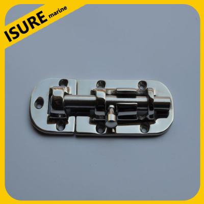 China BARREL BOLT CHROME PLATED BRASS Gate Door Latch Draw lock Bathroom Toilet Shed for sale