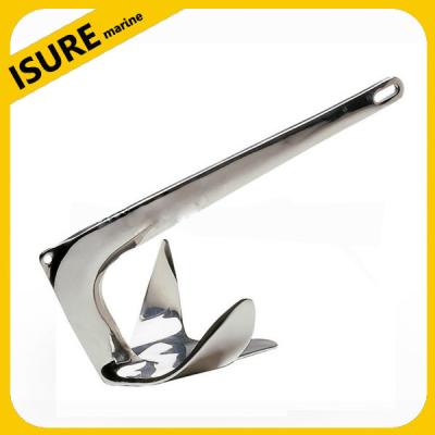 China ISURE MARINE High Quality Marine 316 SS Stainless Steel Bruce/Claw Boat Anchor for sale