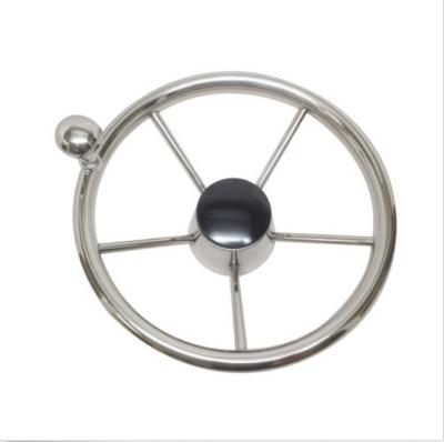 China MARINE BOAT STAINLESS STEEL STEERING WHEEL W/ TURNING KNOB isure marine for sale