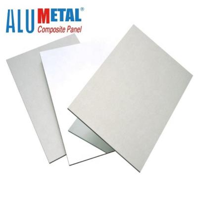 China Building exterior and interior wall aluminum panel 3mm composite glossy alucobond blanco panel price for sale