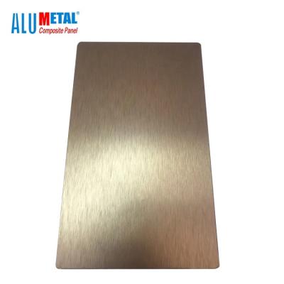 China Building Exterior Wall Pac Brushes Dibond To Sheet 4mm 6mm For Aluminum Printing for sale