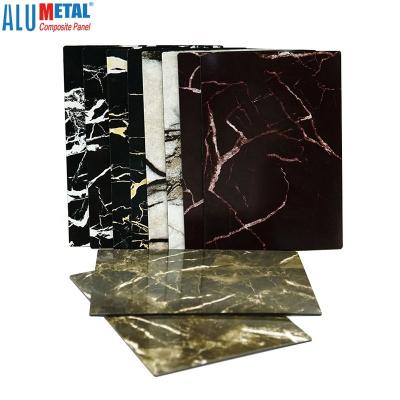 China Interior marble surface panel stone look aluminum composite pvdf coated ACP pvdf sucata de acm for sale