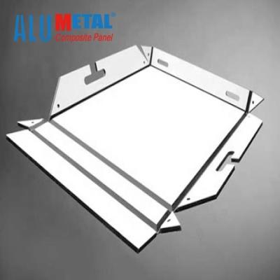 China Contemporary CNC Router Curved Panel Aluminum Rolling Sheet ACM Composite Panel for sale