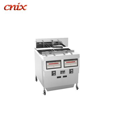 China food & Beverage Factory OFG-322 2 Tank 4 Bakset Commercial Gas Deep Open Fryer Henny Penny Fryer for sale