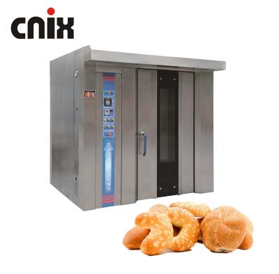 China Flour mill cnix 32 trays rotary oven for bakery turkey oven pizza rotary oven for sale