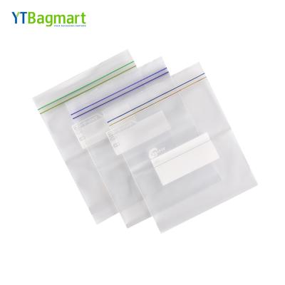 China YTbagmart Factory Price Disposable Biodegradable Custom Made Zip Lock Bag Waterproof Polyethylene Plastic Zipper Bags For Food for sale