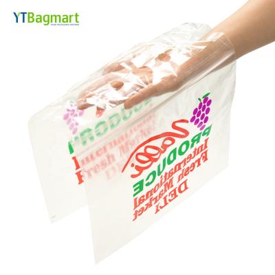 China YTBagmart disposable pe pp package fresh food package pe pp wholesale grocery plastic zipper bag custom resealable saddle bag for sale