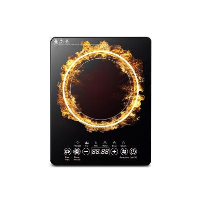 China Hotel Use 2000W Industrial Top Induction Stove Slim Induction Cooktop Hob Induction Cooker for sale