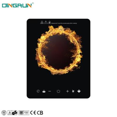 China Ultrathin Hotel Design 1 Burner Cooking Induction Touch Screen Kitchen Appliances Portable Electric Home Induction Cooker for sale