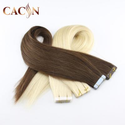 China Unprocessed Silky Straight Wave 8A Virgin Hair 100% Tape In Extension, Remy Hair Tape, Micro Tape Hair Extension for sale