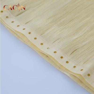 China Wholesale Silky Straight Blonde Body Wave Wavy Tape In Hair Band Cuticle Aligned Human Hair Extensions for sale