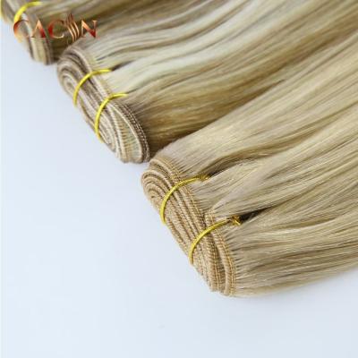 China Silky Straight Wave Full Cuticle Deep Ends 100% Virgin Remy Hair Water Wave Machine Weft Weft From Vietnam Hair Extension for sale