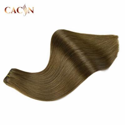 China Factory Price Top Grade Silky Straight Machine Weft Thick Malaysian Wave Hair Double Weft for sale