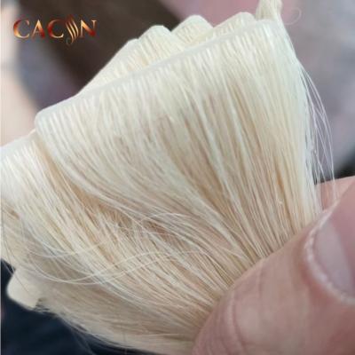 China 12a Silky Straight Russian Raw Virgin Hair Seamless Invisible Tape Hair Extension for sale