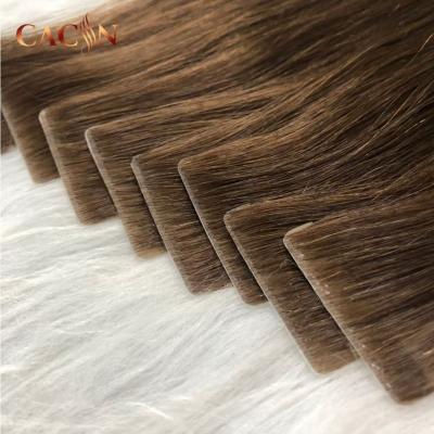 China Silky Straight Original Russian Hair Extensions Invisible Kinky Curly Tape In Human Hair Extensions for sale