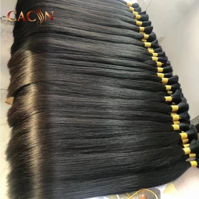 China Indian Raw Virgin Unprocessed Silky Straight Hair Bulk Wholesale Vendors Virgin Wave Bundles Hair Bulk for sale