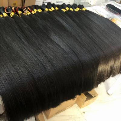 China 100% Unprocessed Virgin Indian Straight Wave Silky Straight Donor Afro Curly No Weft Bulk Braids Hair for sale