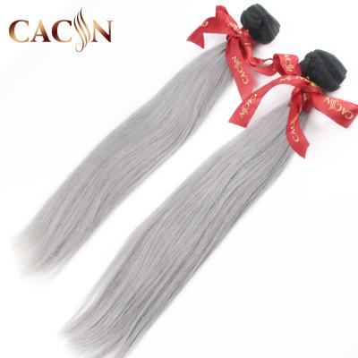 China India silky straight wave raw indian virgin hair, jerry curl black gray roots hair weave with closure, cuticle aligned curly hair hair for sale