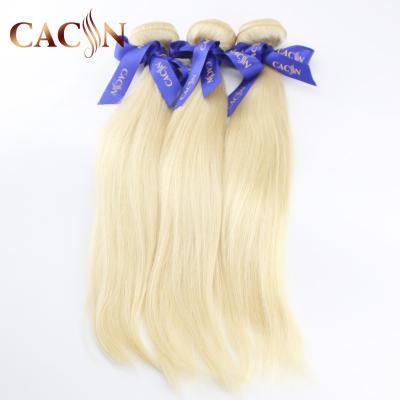 China Silky Straight Wave Virgin Hair Wholesalers Dropshipping 48 Inch Blonde Braiding Hair Extension, Hair Bundles With Lace Front Closure for sale