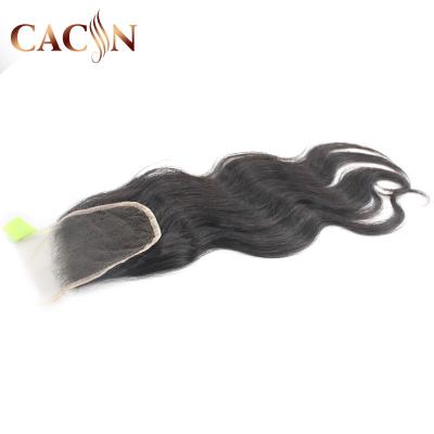 China Body Wave 12a Remy Hair, Milky Way Sheer Hair With Lace Frontal Closure, Peruvian Closure Body Wave for sale