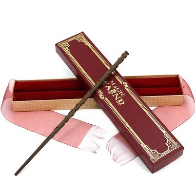 China Europe Harry Potter Magic Wand Red Wand Box With Steel Core Hermione Granger Magic Wand for sale